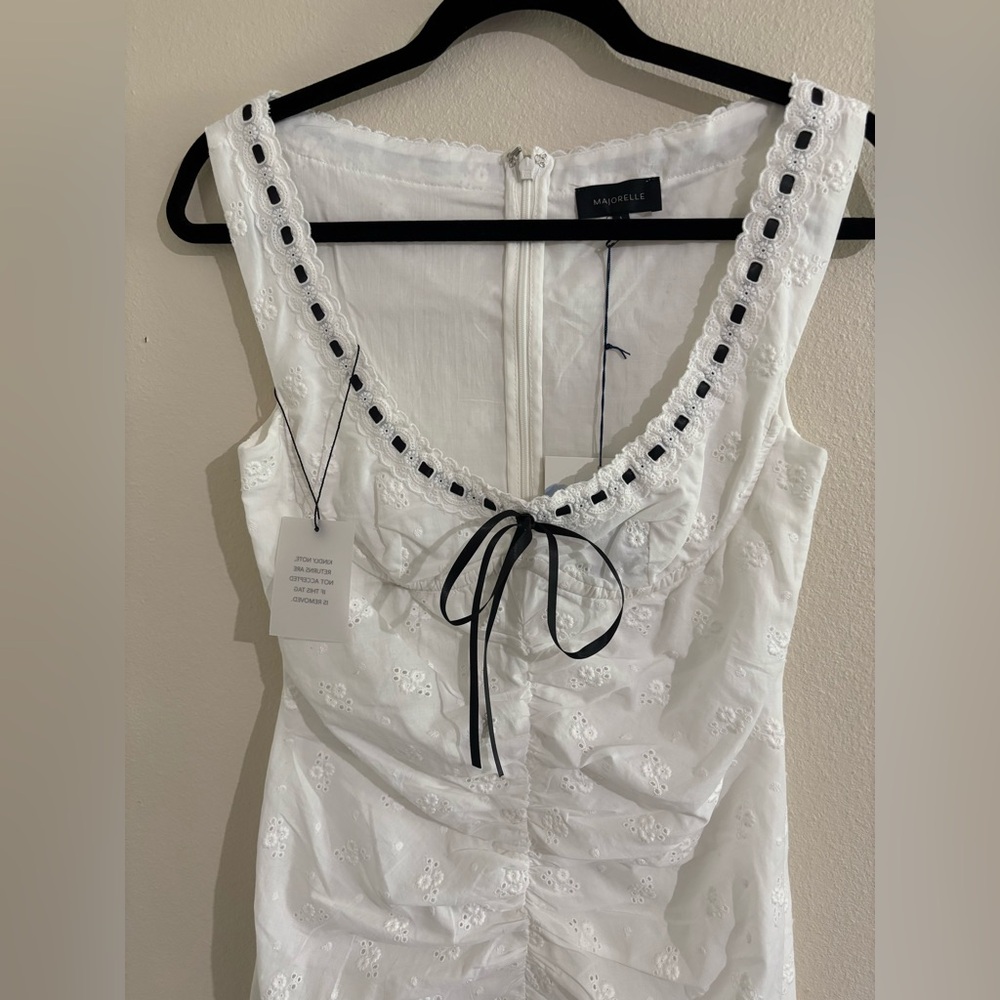 Majorelle Carmen Eyelet Midi dress - Picture 3 of 6